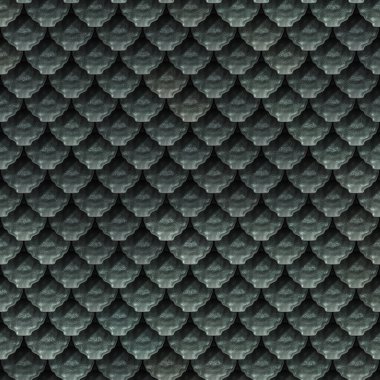 Kusursuz Fantezi Zırh dokusu. Üç boyutlu illüstrasyon. Metalik desen. Metal plakalar arka planda. Ortaçağ duvar kağıdı. Kalıplaşmış zırh yüzeyi.