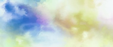 Modern fırça darbeleri. Poster, duvar sanatı, afiş, kart, kitap kapağı veya ambalaj için rahatlatıcı kompozisyonun yumuşak renkli çizimi. Pastel renklerle suluboya. 