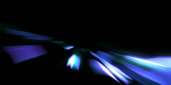 Energy Burst Beautiful Vivid Colors Dynamic Rays Light Isolated Black — Stock Photo, Image