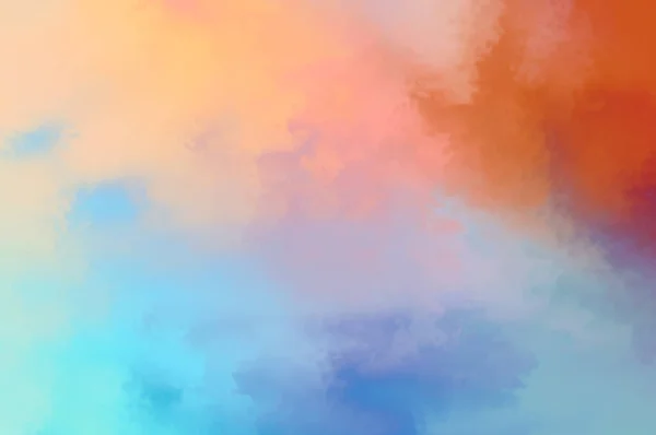 Modern Brush Strokes Painting Soft Color Painted Illustration Soothing Composition — Stock Photo, Image