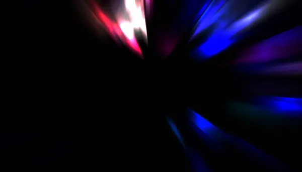 Dynamic Rays Light Isolated Black Background Graphic Illustration Glowing Colorful — ストック写真