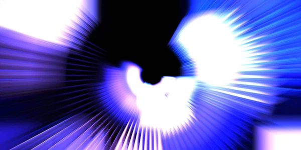 映画の概念的な壁紙 グラフィックデジタルイラスト ネオンの回転灯が光る 光沢のあるプレゼンテーションデザインテンプレート 概要背景 光の回転光線 — ストック写真