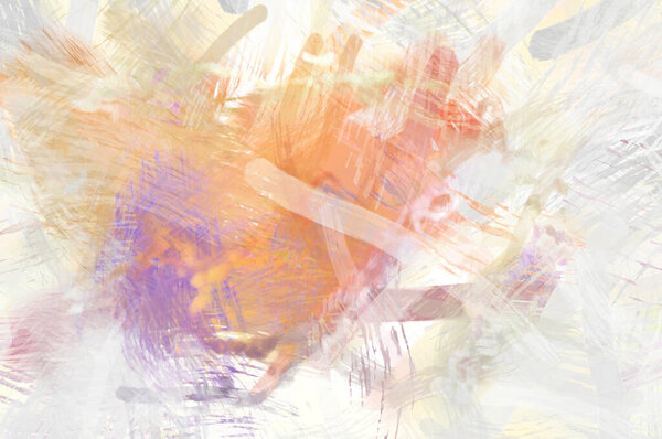 Грубые мазки кистью на абстрактном фоне. Кисть живопись. Цветные штрихи краски. Уникальное настенное искусство. Современное искусство на холсте. Красочные произведения современного искусства.