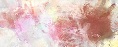 Soyut arkaplanda pürüzlü fırça darbeleri. Fırça boyası. Renkli boya darbeleri. Eşsiz duvar sanatı. Tuvaldeki modern sanat. Renkli çağdaş sanat eserleri.