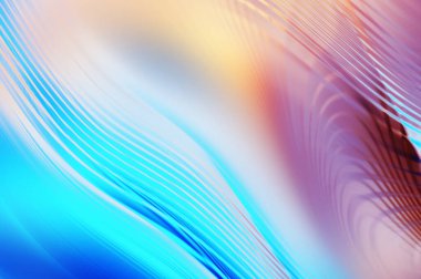 Soyut, enerjik bir arkaplan. Renkli, dalgalı duvar kâğıdı. Grafik konsept çizimi. Yumuşak dalgalı çizgiler. Girdap gibi renkli canlı şekiller..