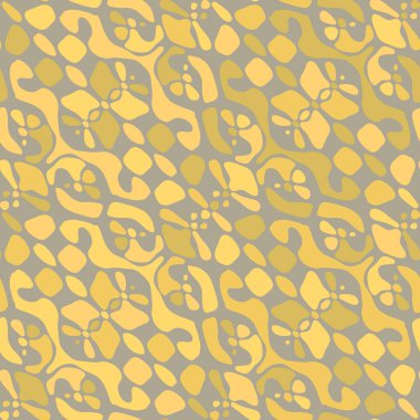 Yaratıcı karalama sanatı farklı şekil ve dokulara sahip kusursuz desen. Kolaj. Sanatsal arka plan. Soyut duvar kağıdı. Dekoratif hippi fayansları.