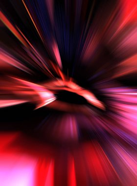 Renkli ışık enerjisi parlamaları. Çarpık grafik hareket arkaplanı. Dinamik patlama flaşı. Hızlanma efekti. Hızlı yüksek hız bulanıklaştırma arkaplanı. Işık teknolojisi soyut duvar kağıdı.