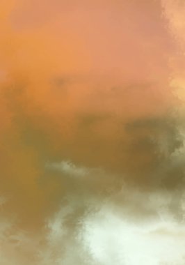 Modern fırça darbeleri. Poster, duvar sanatı, afiş, kart, kitap kapağı veya ambalaj için rahatlatıcı kompozisyonun yumuşak renkli çizimi. Pastel renklerle suluboya. 