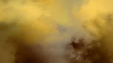 Modern fırça darbeleri. Poster, duvar sanatı, afiş, kart, kitap kapağı veya ambalaj için rahatlatıcı kompozisyonun yumuşak renkli çizimi. Pastel renklerle suluboya. 