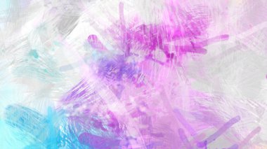 Soyut arkaplanda pürüzlü fırça darbeleri. Fırça boyası. Renkli boya darbeleri. Eşsiz duvar sanatı. Tuvaldeki modern sanat. Renkli çağdaş sanat eserleri.