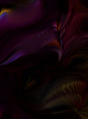 Hareketli girdapların soyut çizimi. Titreşimli renkli kıvrımların dönen akışı. Kıvrımlı ve kıvrımlı arka plan ve çizgiler. Garip duvar kâğıdı tasarımı. Dalgalanma arkaplanı.