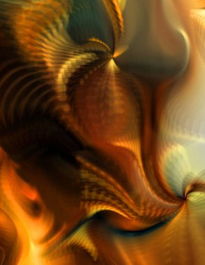 Hareketli girdapların soyut çizimi. Titreşimli renkli kıvrımların dönen akışı. Kıvrımlı ve kıvrımlı arka plan ve çizgiler. Garip duvar kâğıdı tasarımı. Dalgalanma arkaplanı.