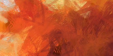 Soyut arkaplanda pürüzlü fırça darbeleri. Fırça boyası. Renkli boya darbeleri. Eşsiz duvar sanatı. Tuvaldeki modern sanat. Renkli çağdaş sanat eserleri.