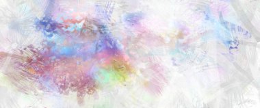 Soyut arkaplanda pürüzlü fırça darbeleri. Fırça boyası. Renkli boya darbeleri. Eşsiz duvar sanatı. Tuvaldeki modern sanat. Renkli çağdaş sanat eserleri.