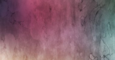 Grunge 'un geçmişi. Renkli şablon. Tasarımınız için doku ve elementler. Stres desenli gotik duvar. Büyük eski lekeli duvar kâğıdı. 