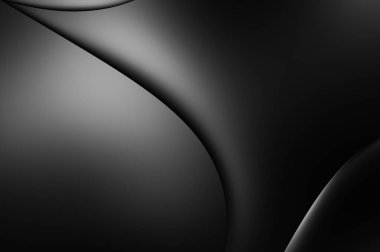 Web sitesi, poster, marka kimliği, broşür, sunum şablonu için lüks koyu bir arka plan. Dalgalı şekilli kaliteli tasarım. Dalgalanmalı soyut arkaplan. Pankart veya kapak tasarımı için dekorasyon.