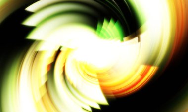 Dönen Işık gösterisi arka planı. Canlı renklerle donatılmış ruhani enerji girdabı. Renkli canlı hareket çizimi. Tanıtım geçmişi. Kutlama grafiği.