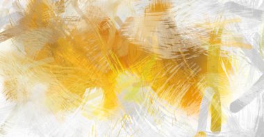 Soyut arkaplanda pürüzlü fırça darbeleri. Fırça boyası. Renkli boya darbeleri. Eşsiz duvar sanatı. Tuvaldeki modern sanat. Renkli çağdaş sanat eserleri.