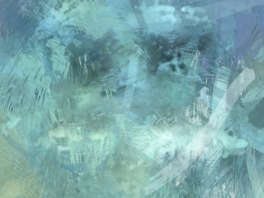 Soyut arkaplanda pürüzlü fırça darbeleri. Fırça boyası. Renkli boya darbeleri. Eşsiz duvar sanatı. Tuvaldeki modern sanat. Renkli çağdaş sanat eserleri.