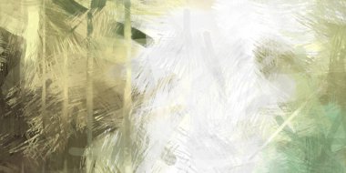 Soyut arkaplanda pürüzlü fırça darbeleri. Fırça boyası. Renkli boya darbeleri. Eşsiz duvar sanatı. Tuvaldeki modern sanat. Renkli çağdaş sanat eserleri.