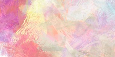 Soyut arkaplanda pürüzlü fırça darbeleri. Fırça boyası. Renkli boya darbeleri. Eşsiz duvar sanatı. Tuvaldeki modern sanat. Renkli çağdaş sanat eserleri.