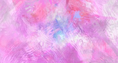 Soyut arkaplanda pürüzlü fırça darbeleri. Fırça boyası. Renkli boya darbeleri. Eşsiz duvar sanatı. Tuvaldeki modern sanat. Renkli çağdaş sanat eserleri.