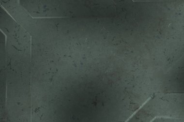 Çukur SciFi panelleri duvar. Üç boyutlu illüstrasyon. Gelecekçi kavramsal tasarım arka planı. Uzay gemisi desenli duvar kağıdı. Fırçalanmış teknoloji desen yüzeyi. 