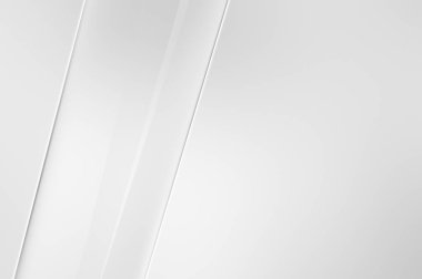 Soyut ışık fütüristik duvar kağıdı. Zarif, parlak çizgili arka plan. Geometrik katmanlı üç boyutlu beyaz arkaplan. Poster, broşür, sunum ve web sitesi için geometrik şablon tasarımı.