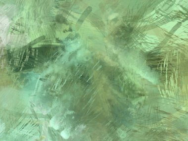 Soyut arkaplanda pürüzlü fırça darbeleri. Fırça boyası. Renkli boya darbeleri. Eşsiz duvar sanatı. Tuvaldeki modern sanat. Renkli çağdaş sanat eserleri.