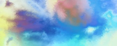 Modern fırça darbeleri. Poster, duvar sanatı, afiş, kart, kitap kapağı veya ambalaj için rahatlatıcı kompozisyonun yumuşak renkli çizimi. Pastel renklerle suluboya. 