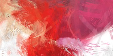 Soyut arkaplanda pürüzlü fırça darbeleri. Fırça boyası. Renkli boya darbeleri. Eşsiz duvar sanatı. Tuvaldeki modern sanat. Renkli çağdaş sanat eserleri.