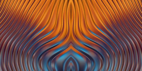 Illustration Von Bunten Wellenförmigen Reflektierenden Design Tapete Grafische Illustration Für — Stockfoto