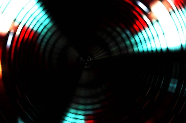 Roterende Lichtshow Zwarte Achtergrond Luxe Strepen Lichtgevend Wervelend Behang Ruimtetunnel — Stockfoto