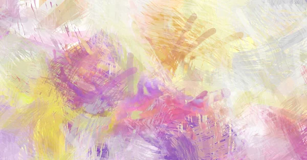 Rough Brushstrokes Abstract Background Brush Painting Color Strokes Paint Unique — Stock Photo, Image