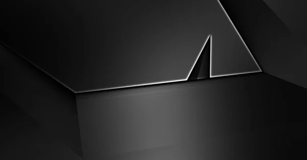 トレンディ高級救済ミニマリストデザイン 未来的テンプレート 暗い要素を持つプレミアム抽象的な壁紙 エレガントな背景 黒の3D幾何学的背景 ポスター パンフレット プレゼンテーションのためのデザイン — ストック写真