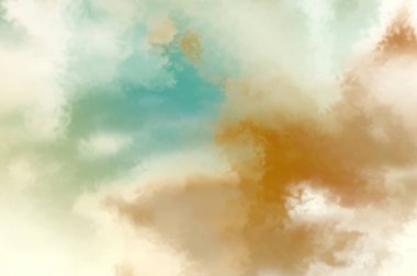 Modern fırça darbeleri. Poster, duvar sanatı, afiş, kart, kitap kapağı veya ambalaj için rahatlatıcı kompozisyonun yumuşak renkli çizimi. Pastel renklerle suluboya. 