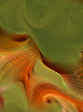 Hareketli girdapların soyut çizimi. Titreşimli renkli kıvrımların dönen akışı. Kıvrımlı ve kıvrımlı arka plan ve çizgiler. Garip duvar kâğıdı tasarımı. Dalgalanma arkaplanı.