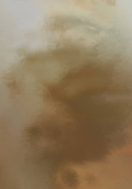 Modern fırça darbeleri. Poster, duvar sanatı, afiş, kart, kitap kapağı veya ambalaj için rahatlatıcı kompozisyonun yumuşak renkli çizimi. Pastel renklerle suluboya. 