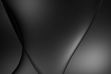 Web sitesi, poster, marka kimliği, broşür, sunum şablonu için lüks koyu bir arka plan. Dalgalı şekilli kaliteli tasarım. Dalgalanmalı soyut arkaplan. Pankart veya kapak tasarımı için dekorasyon.