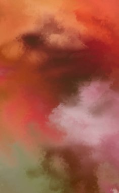 Modern fırça darbeleri. Poster, duvar sanatı, afiş, kart, kitap kapağı veya ambalaj için rahatlatıcı kompozisyonun yumuşak renkli çizimi. Pastel renklerle suluboya. 