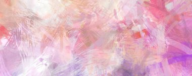 Soyut arkaplanda pürüzlü fırça darbeleri. Fırça boyası. Renkli boya darbeleri. Eşsiz duvar sanatı. Tuvaldeki modern sanat. Renkli çağdaş sanat eserleri.