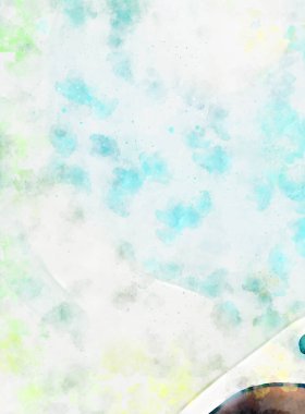 Kova desenli illüstrasyon. Çağdaş ve modern doku. Soyut renk boyama arka planı. Yaratıcı ve sanatsal duvar kağıdı. Fırçalanmış şekilleri ve lekeleri olan sanatsal duvar..