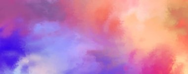 Modern fırça darbeleri. Poster, duvar sanatı, afiş, kart, kitap kapağı veya ambalaj için rahatlatıcı kompozisyonun yumuşak renkli çizimi. Pastel renklerle suluboya. 