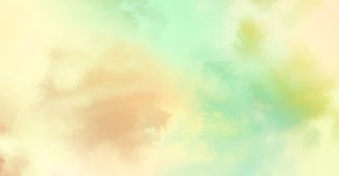 Modern fırça darbeleri. Poster, duvar sanatı, afiş, kart, kitap kapağı veya ambalaj için rahatlatıcı kompozisyonun yumuşak renkli çizimi. Pastel renklerle suluboya. 