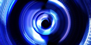 Fotoğraf makinesi konsepti. Soyut arkaplan. Dönen ışık ışınları. Hareketli kavramsal duvar kağıdı. Grafik dijital illüstrasyon. Parlayan neon ışıkları. Parlak sunum tasarım şablonu.