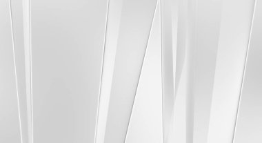 Soyut ışık fütüristik duvar kağıdı. Zarif, parlak çizgili arka plan. Geometrik katmanlı üç boyutlu beyaz arkaplan. Poster, broşür, sunum ve web sitesi için geometrik şablon tasarımı.