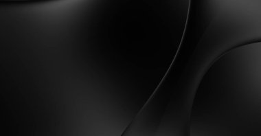 Web sitesi, poster, marka kimliği, broşür, sunum şablonu için lüks koyu bir arka plan. Dalgalı şekilli kaliteli tasarım. Dalgalanmalı soyut arkaplan. Pankart veya kapak tasarımı için dekorasyon.