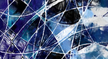 Tuval üzerinde etkileyici fırçalanmış resim. Soyut doku. 2D çizim. Geniş fırça darbeleri. Modern dijital sanat. Çağdaş fırça. Modern ifade. Popüler biçim boyanmış resim.