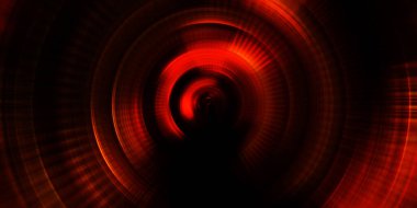 Parlayan neon ışıkları. Parlak sunum tasarım şablonu. Fotoğraf makinesi konsepti. Soyut arkaplan. Dönen ışık ışınları. Hareketli kavramsal duvar kağıdı. Grafik dijital illüstrasyon. 