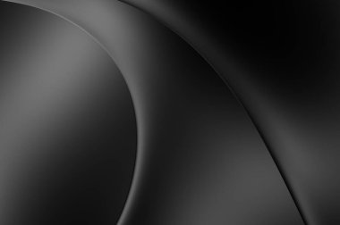 Web sitesi, poster, marka kimliği, broşür, sunum şablonu için lüks koyu bir arka plan. Dalgalı şekilli kaliteli tasarım. Dalgalanmalı soyut arkaplan. Pankart veya kapak tasarımı için dekorasyon.